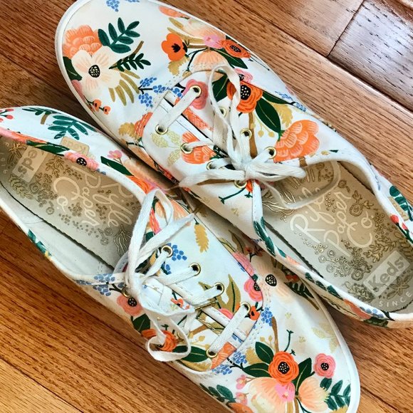 Keds X Rifle Paper Co Floral Sneakers 11